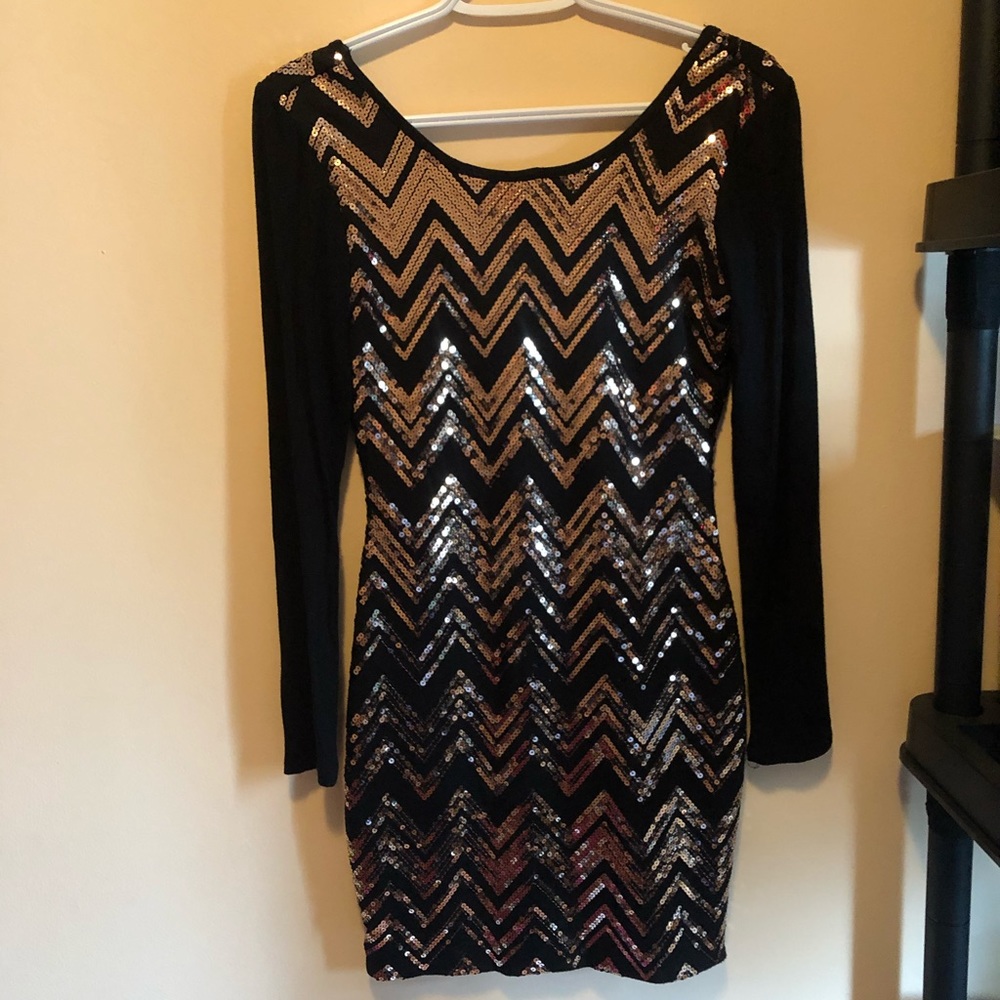 PEPPERMINT sequin dress